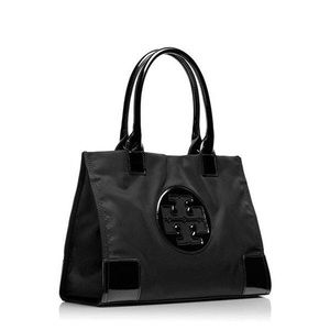 TORY BURCH : Ella Black Nylon Tote